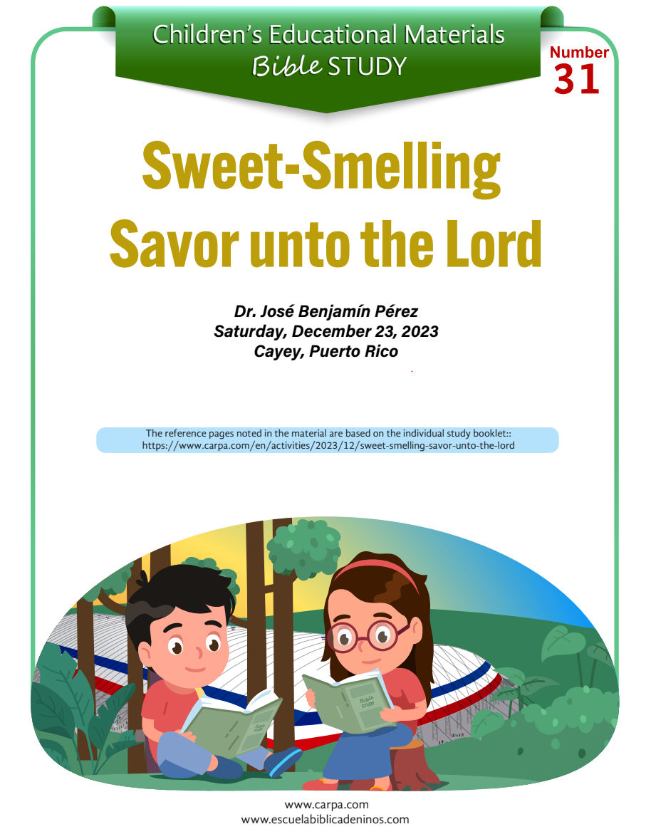 Sweet-Smelling Savor unto the Lord
