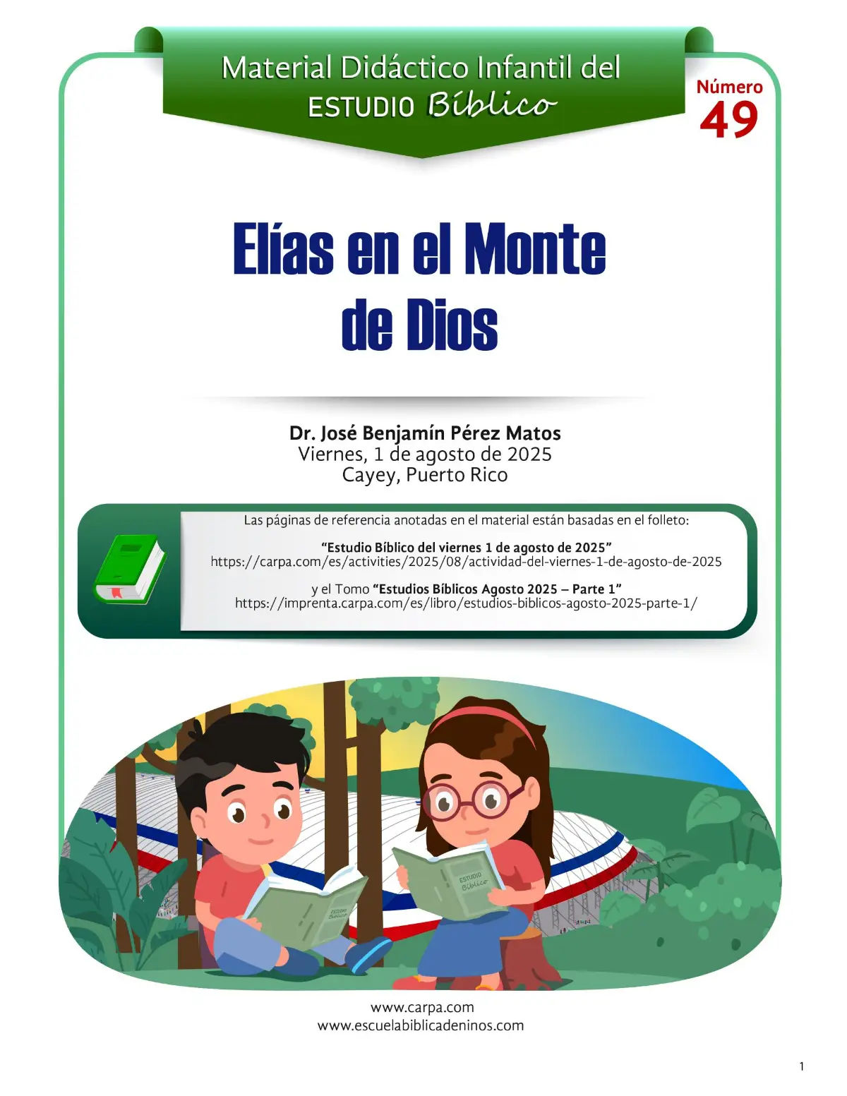 Elías en el Monte de Dios