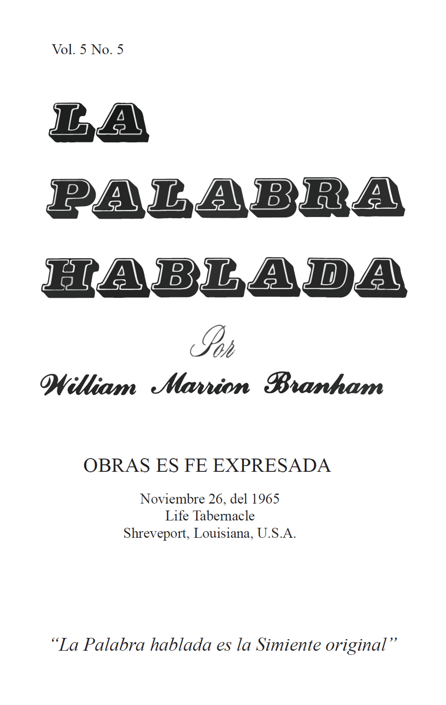 Obras es fe expresada 1
