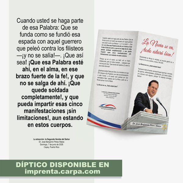 Díptico: La Novia se va, ¡todo estará bien!