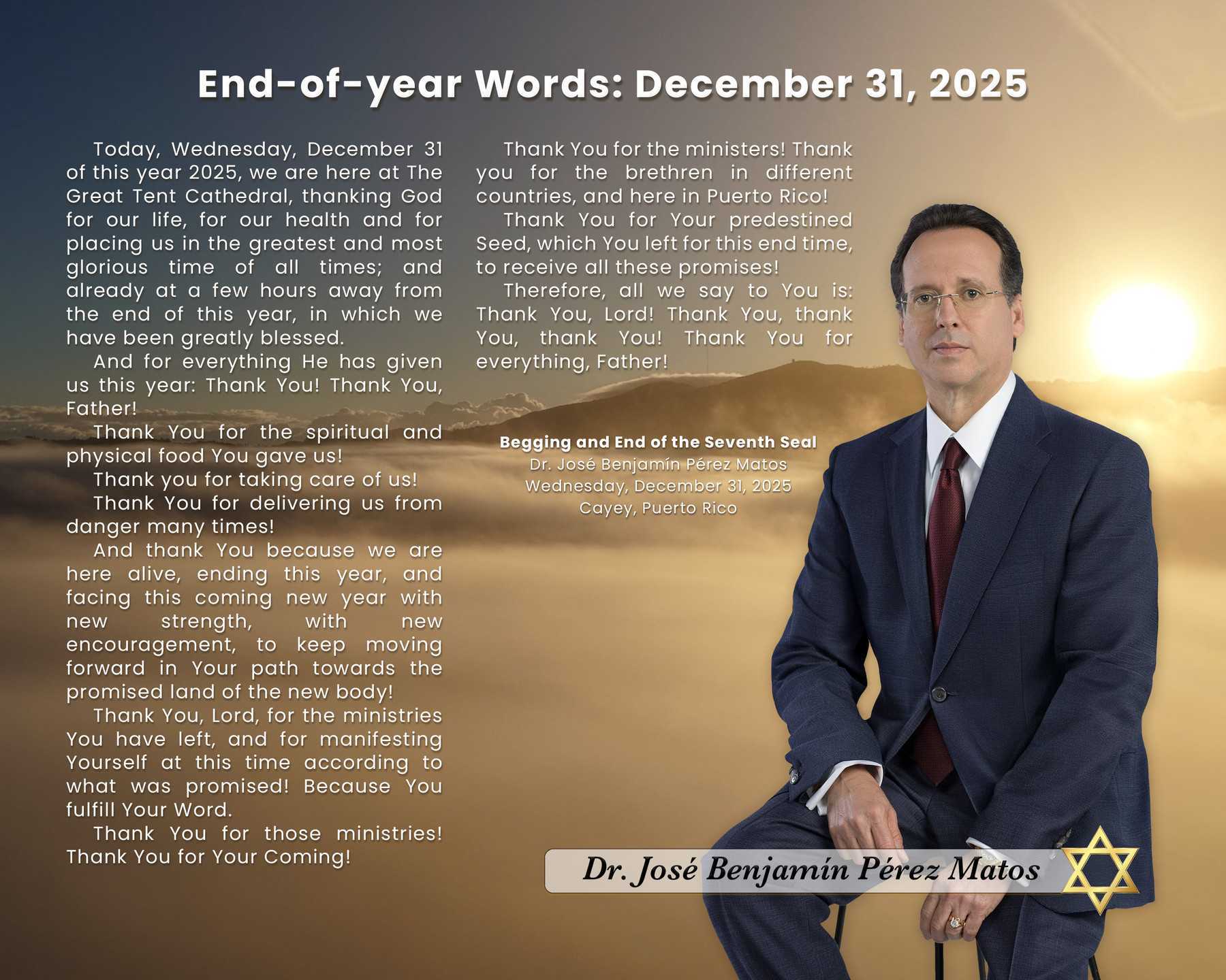 End of year words: december 31, 2025 1
