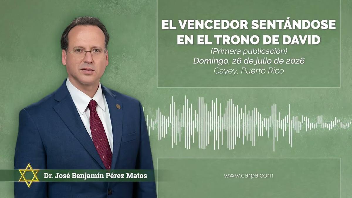 O Vencedor sentando-se no Trono de Davi