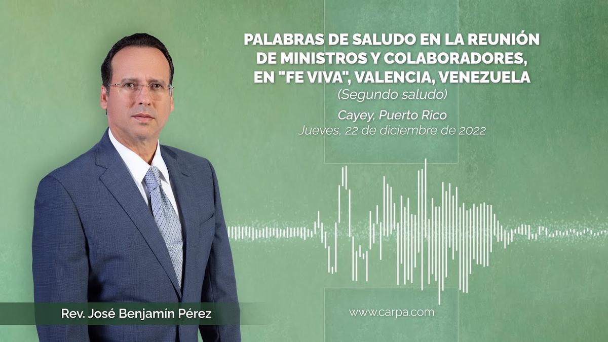 Words of greeting at the meeting of ministers and collaborators, in “Fe Viva,” Valencia, Venezuela
