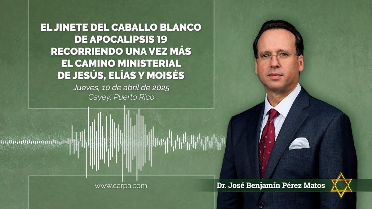 O Cavaleiro do cavalo branco de Apocalipse 19 percorrendo uma vez mais o caminho ministerial de Jesus, Elias e Moises