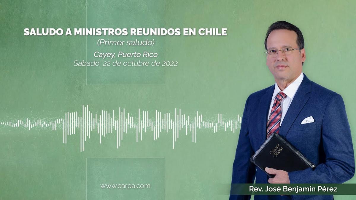 Greeting to ministers gathered in Chile