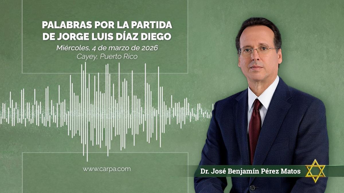 Palavras pela partida de Jorge Luis Díaz Diego