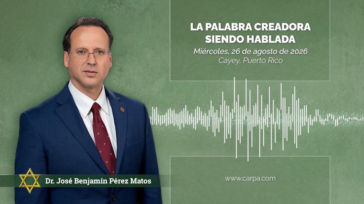 A Palavra criadora sendo falada