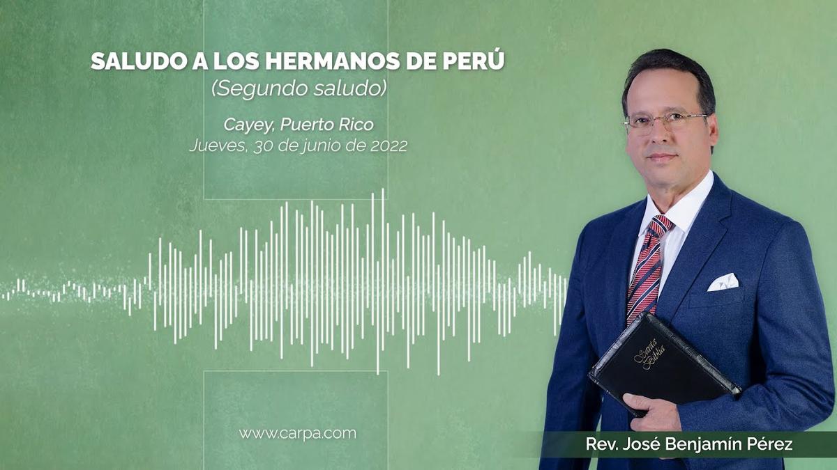 Words of greeting to the brethren of Peru