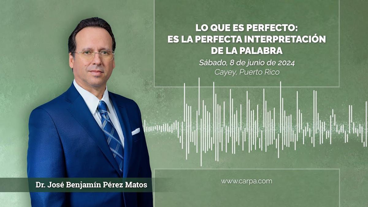 O que é perfeito: é a perfeita interpretação da Palavra