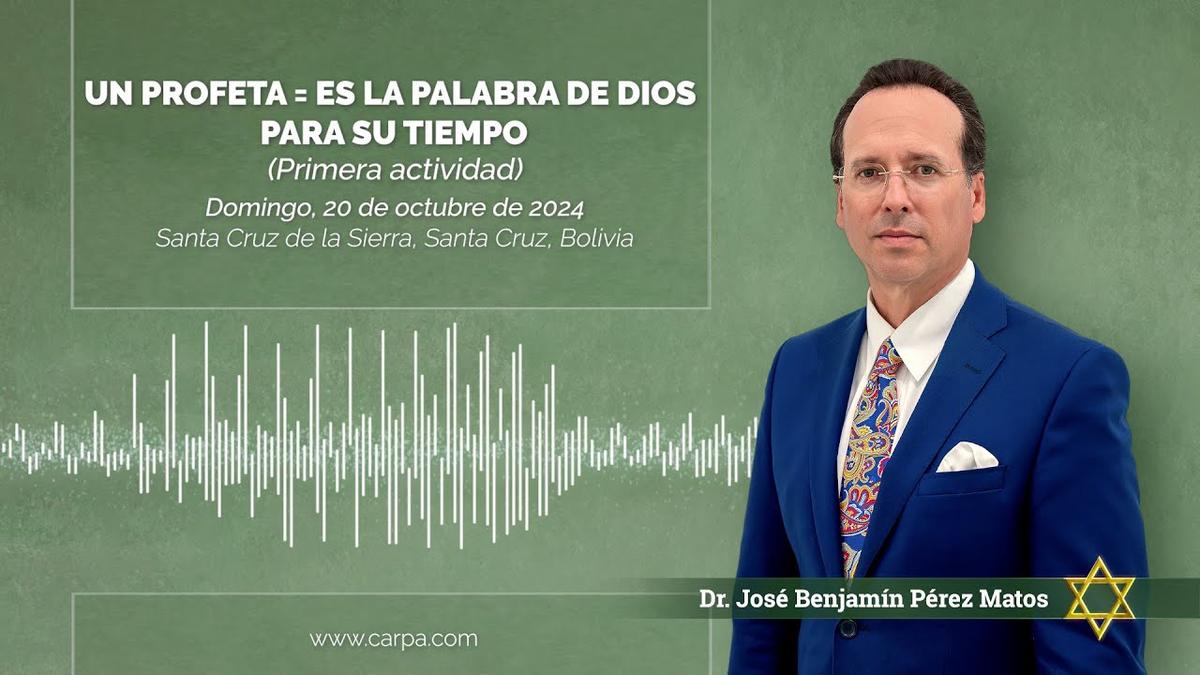 Um profeta = É a Palavra de Deus para Seu Tempo