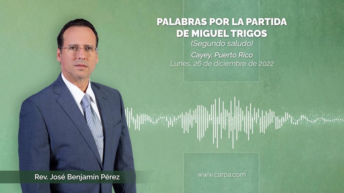 Palavras pela Partida de Miguel Trigos