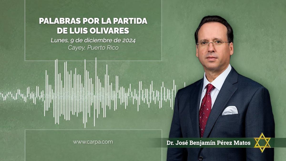 Palavras pela partida de Luis Olivares