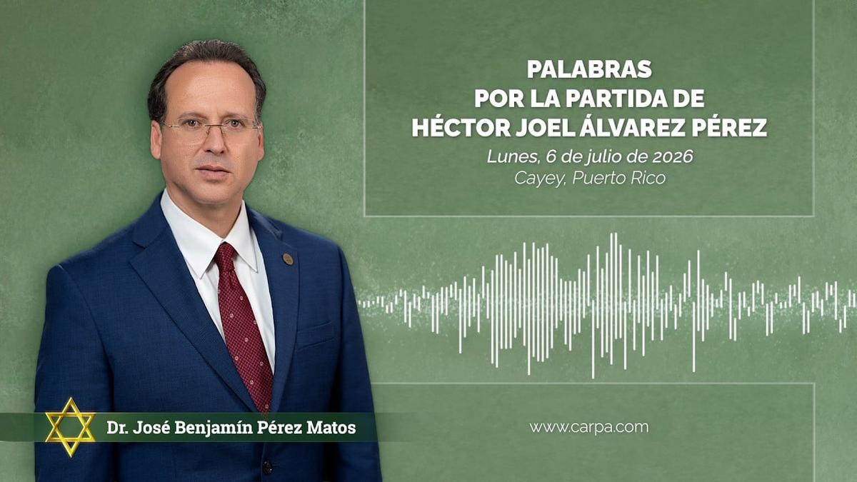 Palavras pela partida de Héctor Joel Álvarez Pérez
